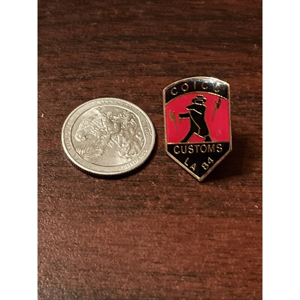 1984 Los Angeles Olympics COICC Customs Lapel Hat‎ Pin